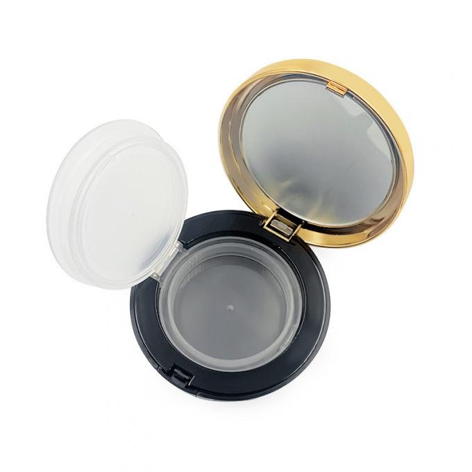 Round Plastic Refillable Cushion Foundation Case with Snap Closure for Cosmetics / Skin Care 2