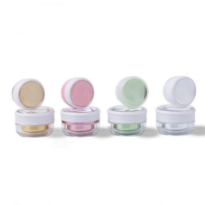 PMMA Empty Cosmetic Cream Jars With Screw Cap Eco Friendly