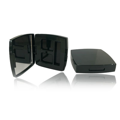 Elegant Plastic Empty Makeup Powder Case Environmental Friendly